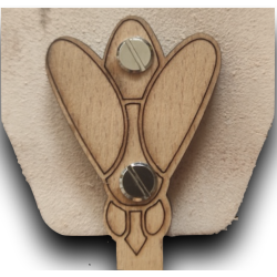 Tapette à Mouche en Cuir Personnalisable