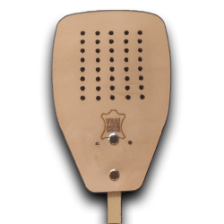 Tapette à Mouche en Cuir Personnalisable