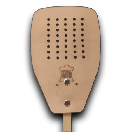 Tapette à Mouche en Cuir Personnalisable